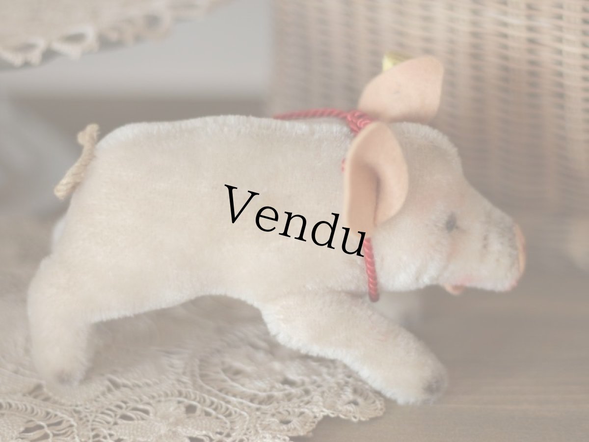 画像7: Antique Steiff Jolanthe Pig/ヨーロッパ蚤の市 (7)