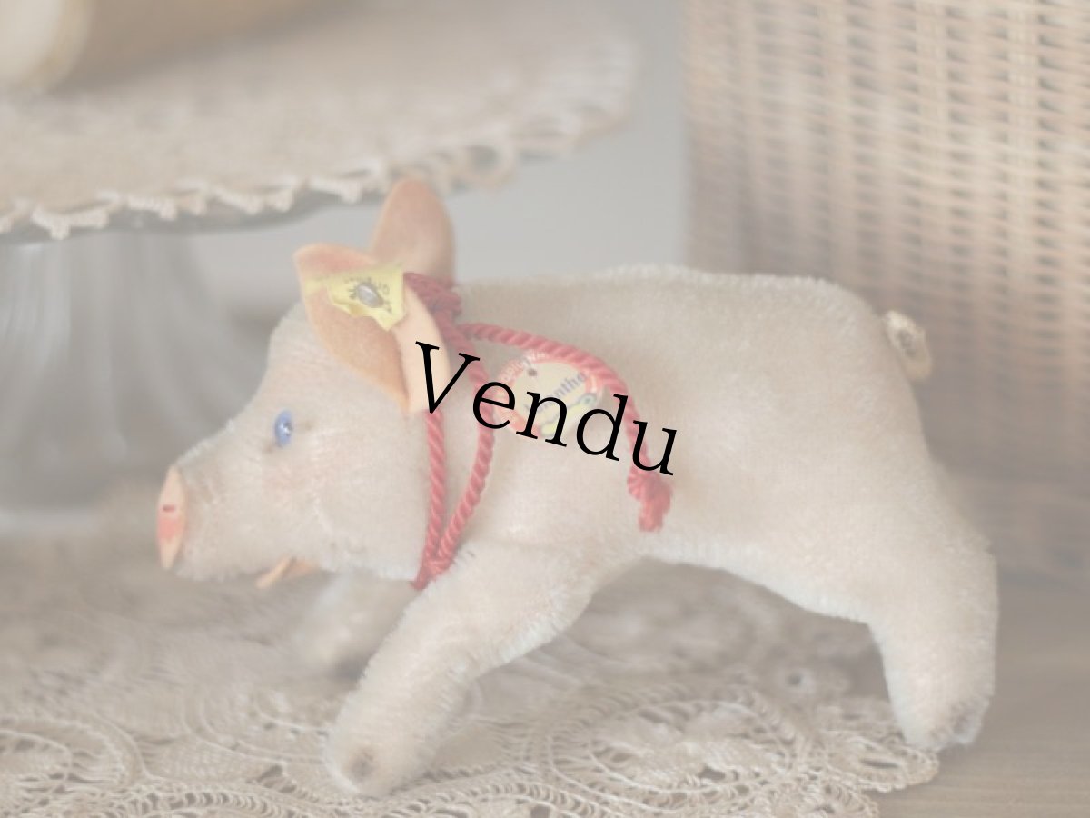 画像5: Antique Steiff Jolanthe Pig/ヨーロッパ蚤の市 (5)