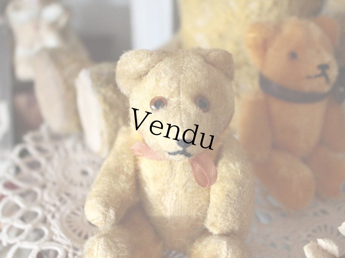 画像2: Antique Mini Bear 5in/Germany (2)