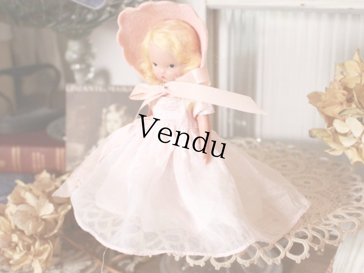 画像2: Nancy Ann Story Book Pink Dress/ナンシー アン ドール (2)