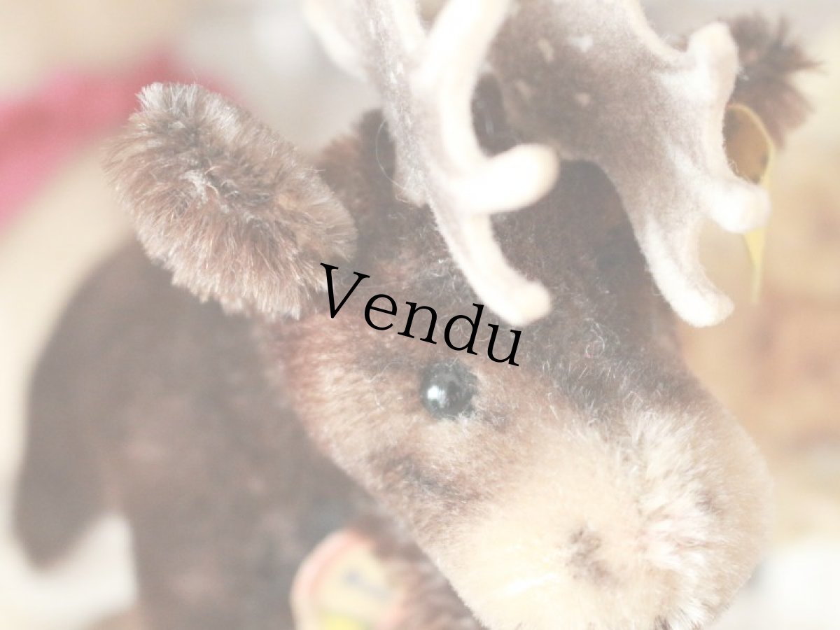 画像3: RARE!! RARE!! RARE!! Antique Steiff Moosy moose ヘラジカ/ 蚤の市 (3)