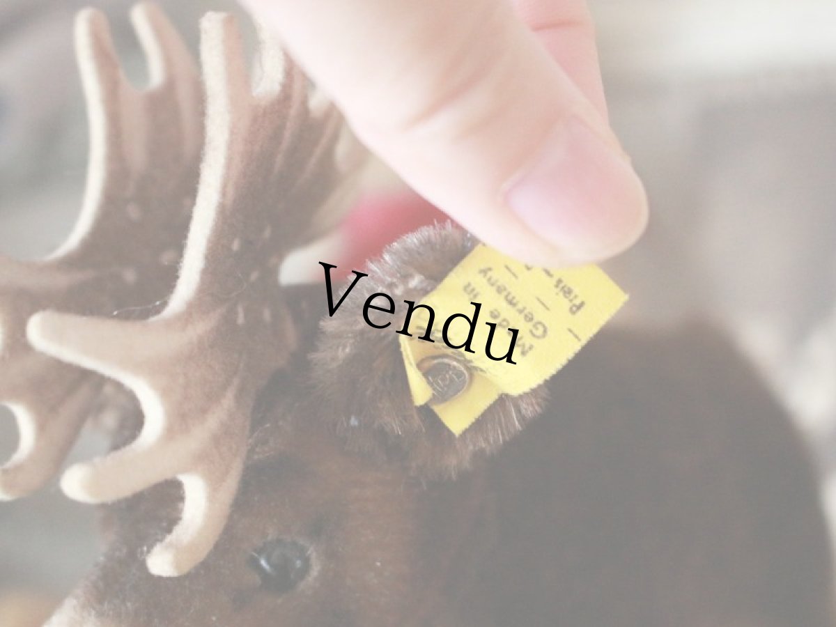 画像5: RARE!! RARE!! RARE!! Antique Steiff Moosy moose ヘラジカ/ 蚤の市 (5)