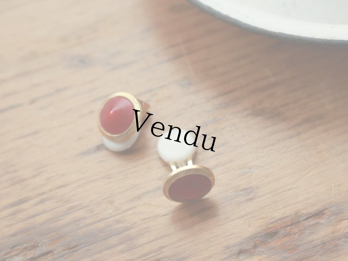 画像3: bRigitte:イヤリング KB18A-B/ヨーロッパヴィンテージ (3)