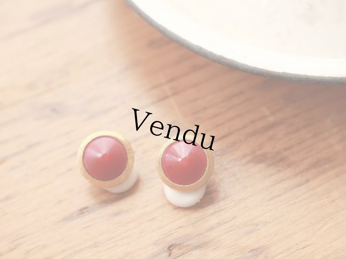 画像2: bRigitte:イヤリング KB18A-B/ヨーロッパヴィンテージ (2)