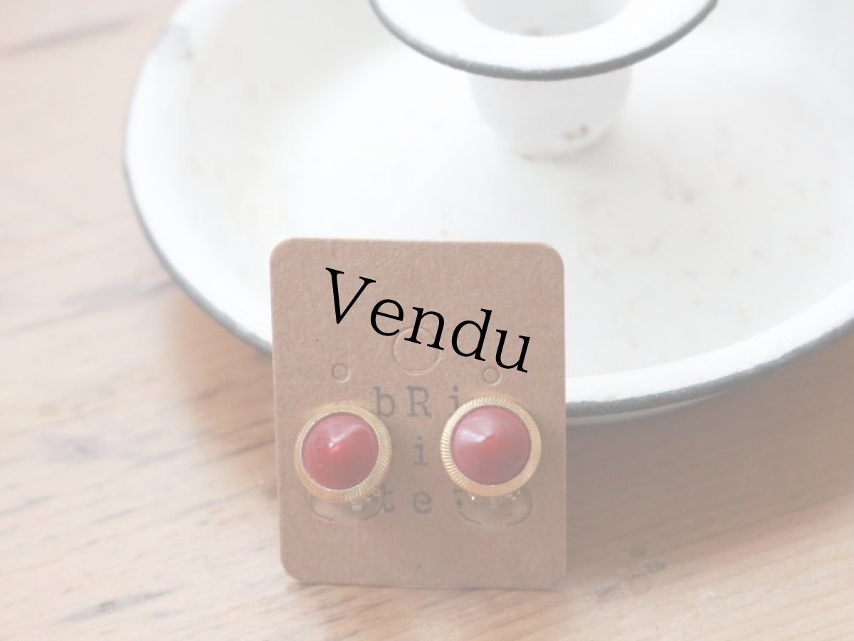 画像4: bRigitte:イヤリング KB18A-B/ヨーロッパヴィンテージ (4)