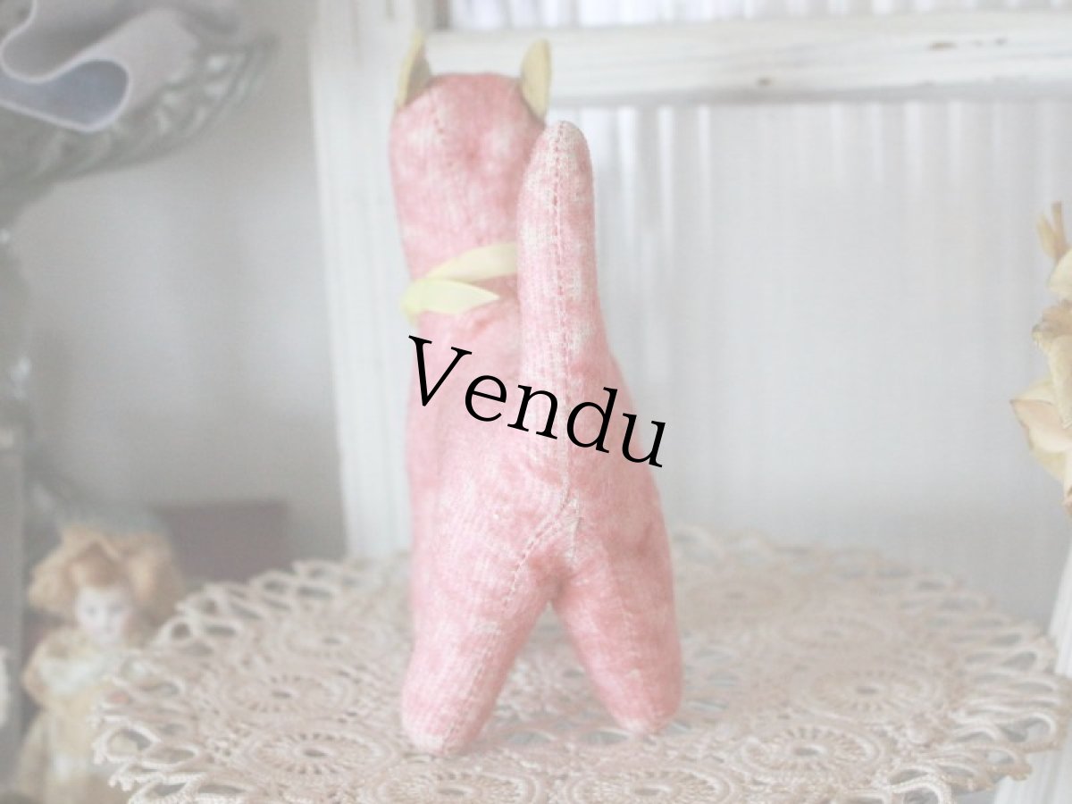画像7: Antique Pink Cat  (7)