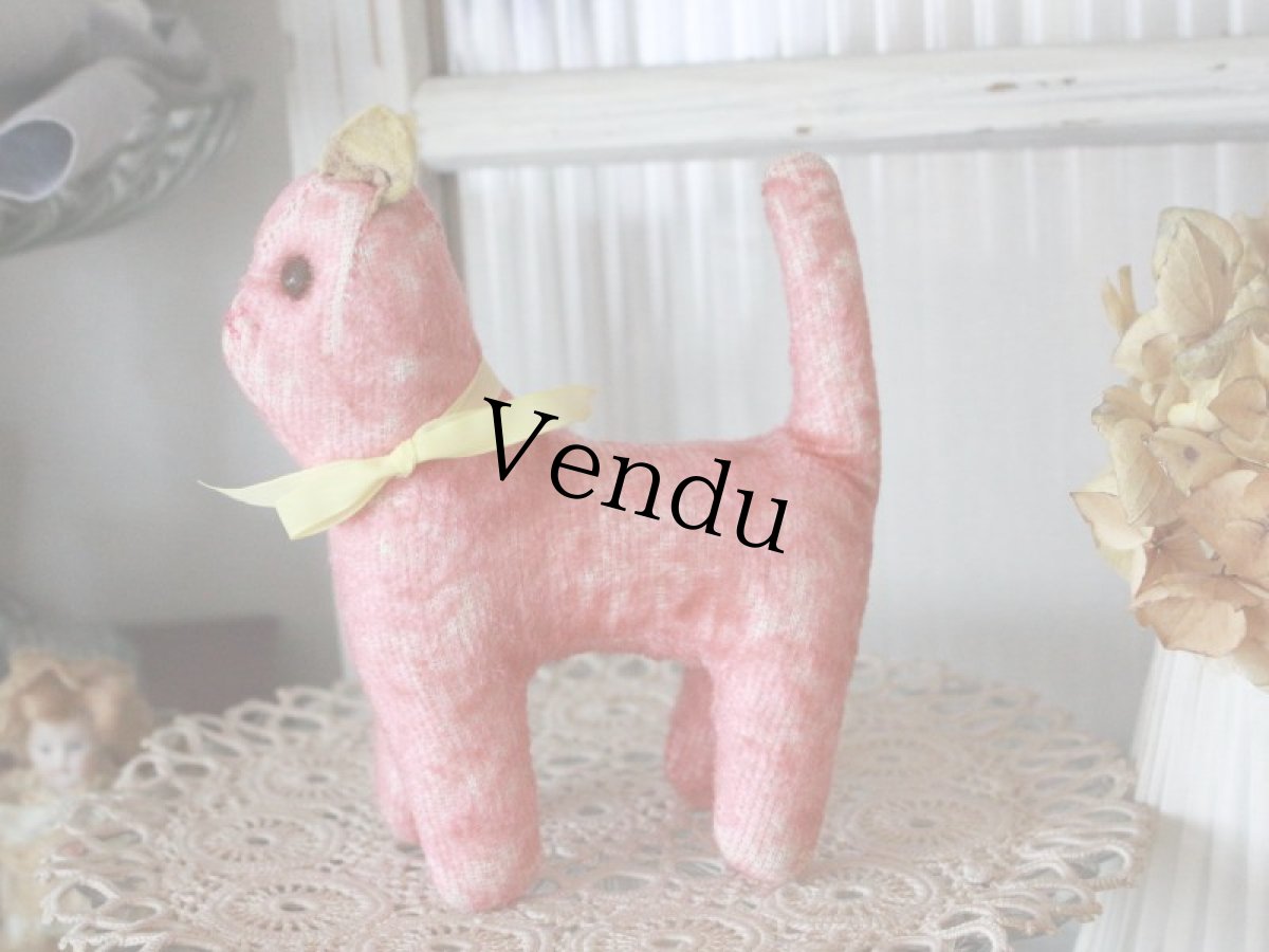 画像6: Antique Pink Cat  (6)