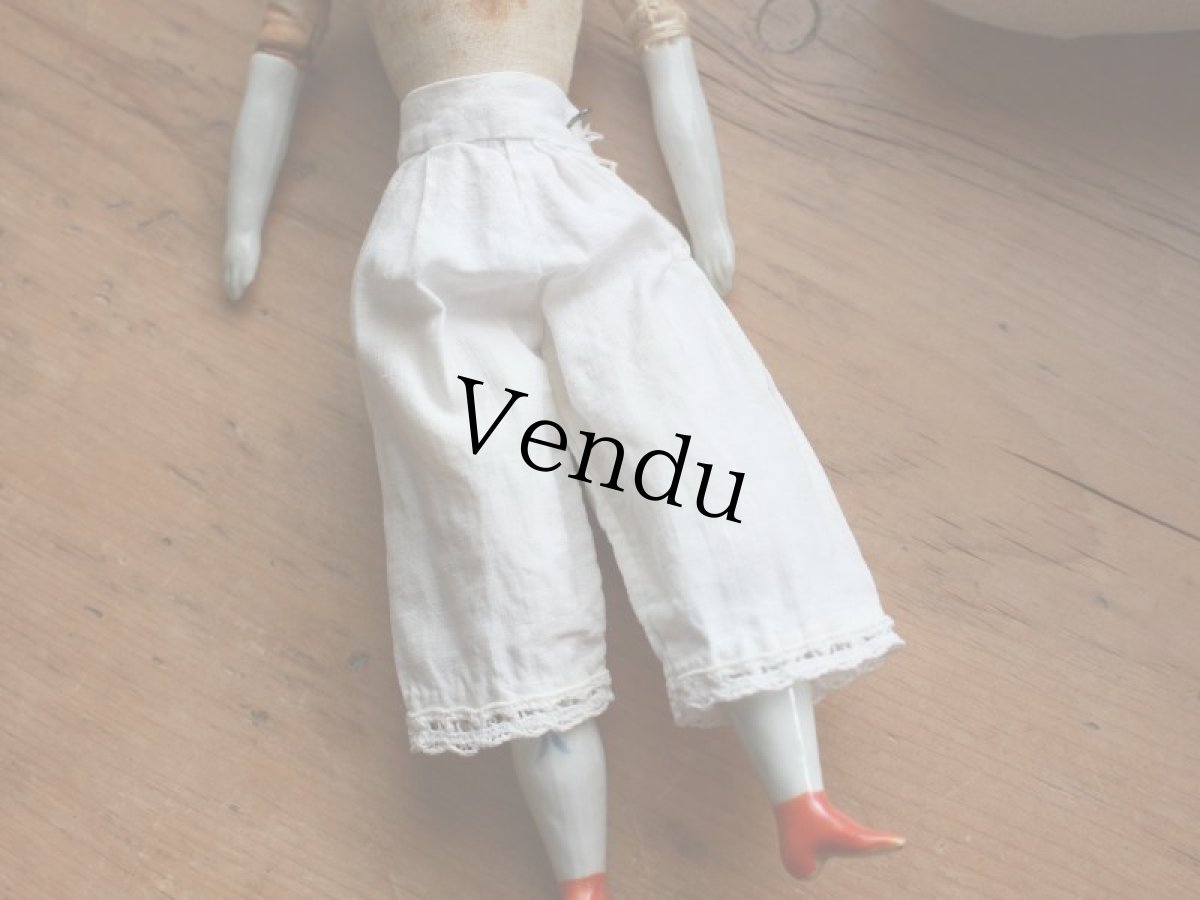 画像7: RARE! China Head Doll 10 1/2 in /クラシックスタイルヘッド (7)