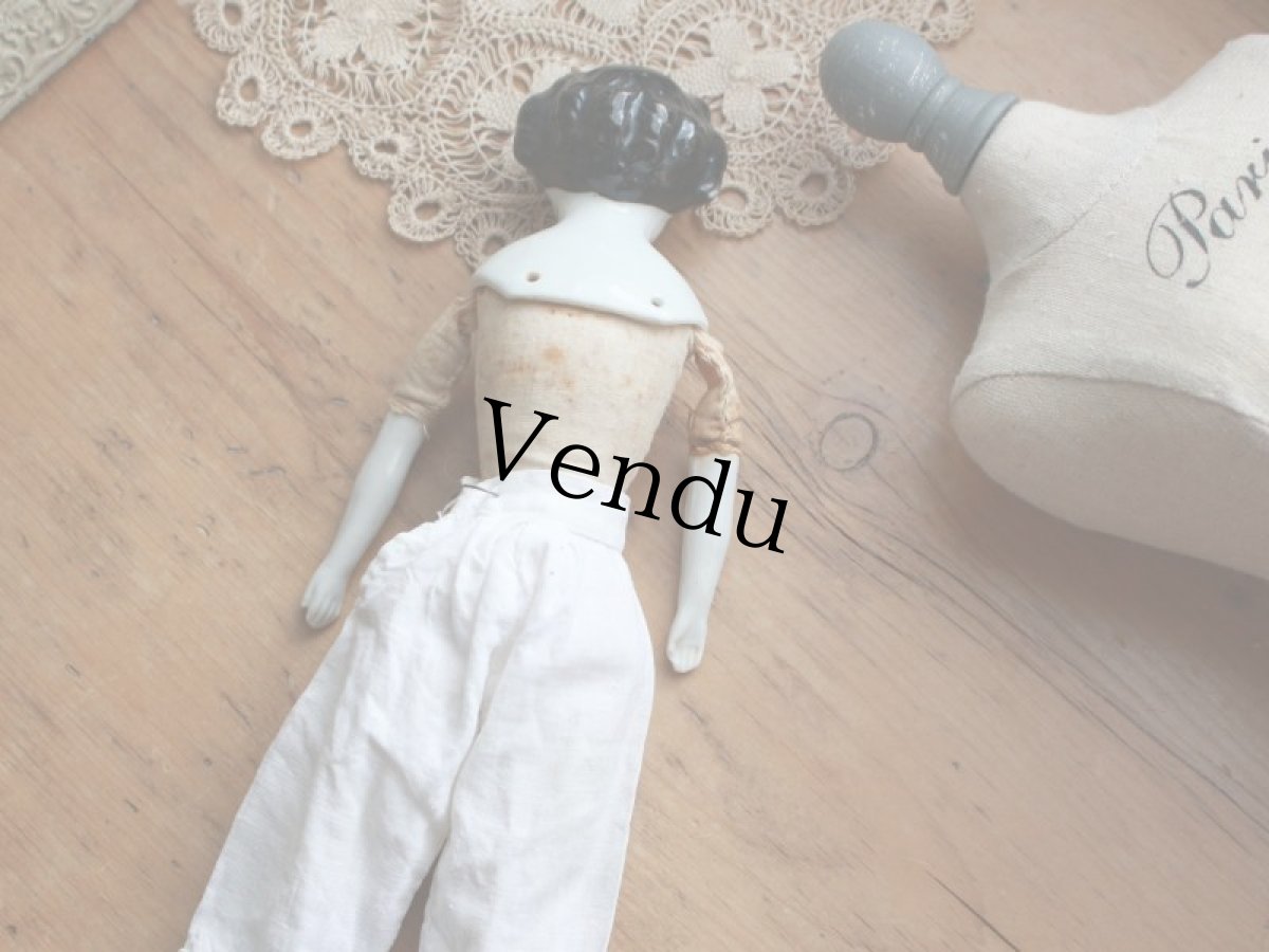 画像9: RARE! China Head Doll 10 1/2 in /クラシックスタイルヘッド (9)