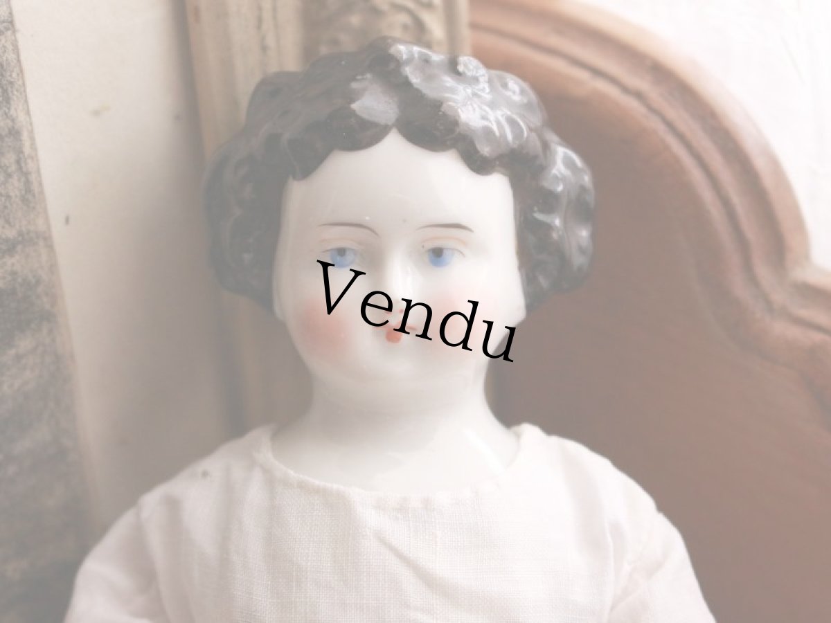 画像2: RARE! China Head Doll 10 1/2 in /クラシックスタイルヘッド (2)