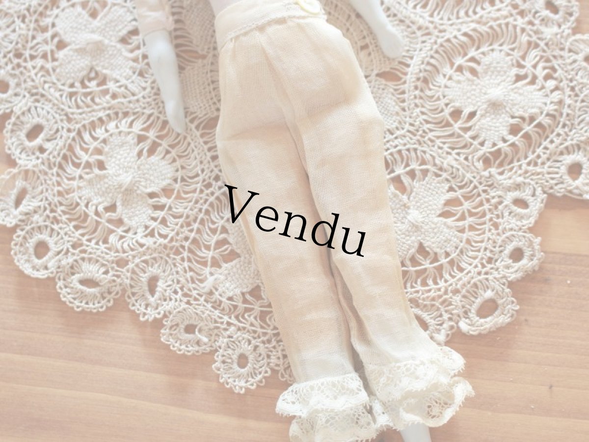 画像6: China Head Doll 9in /薔薇のドレス (6)