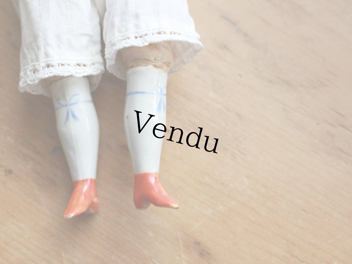 画像8: RARE! China Head Doll 10 1/2 in /クラシックスタイルヘッド (8)