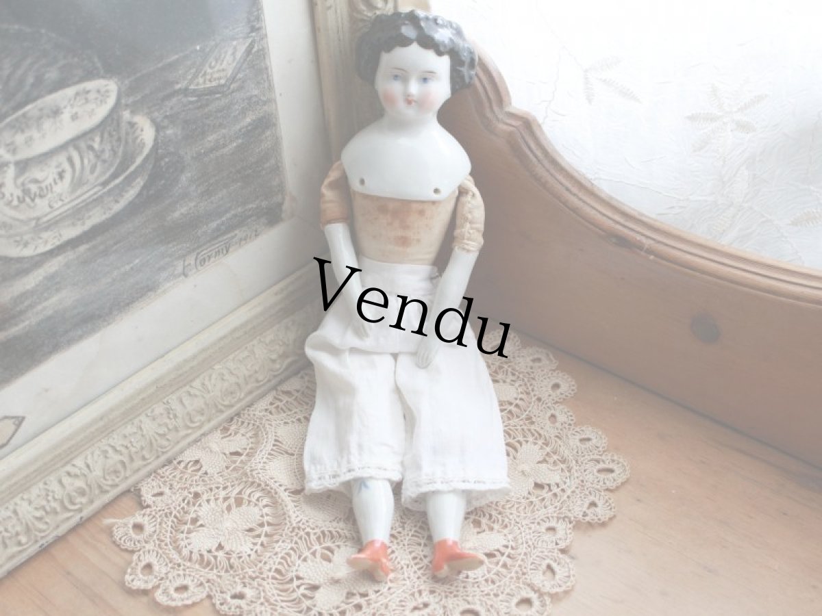 画像5: RARE! China Head Doll 10 1/2 in /クラシックスタイルヘッド (5)