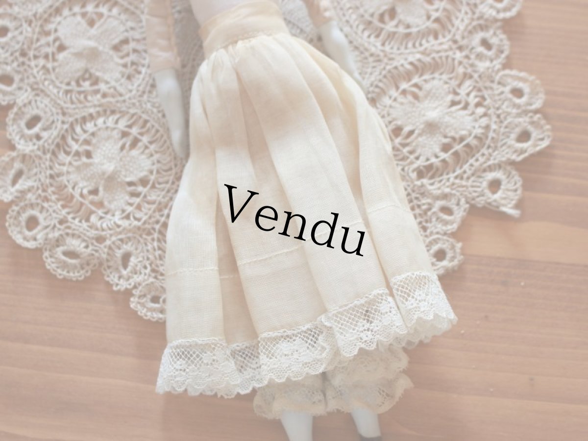 画像7: China Head Doll 9in /薔薇のドレス (7)