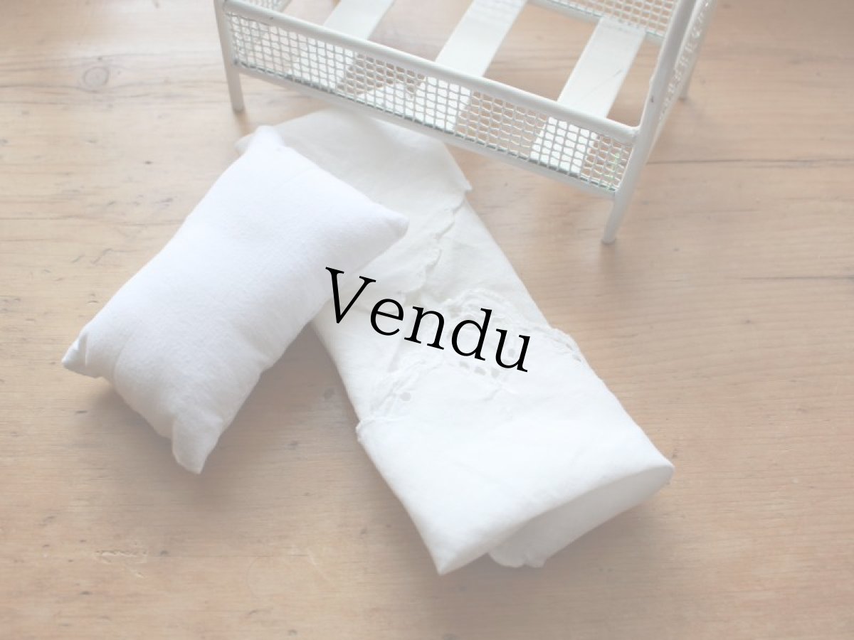 画像5: Antique Doll House Bed /Germany (5)