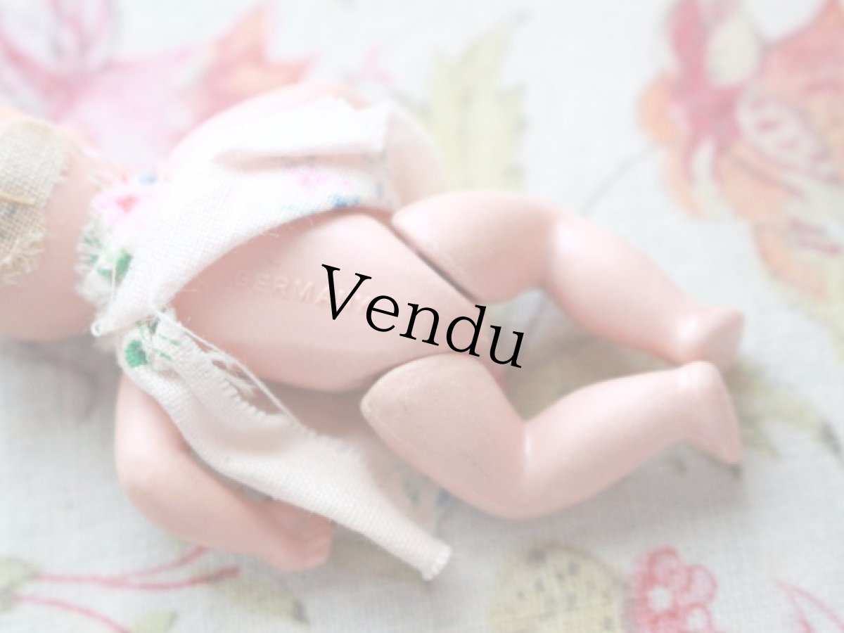 画像7: セルロイドベビー パニエベッドセット /Germany (7)