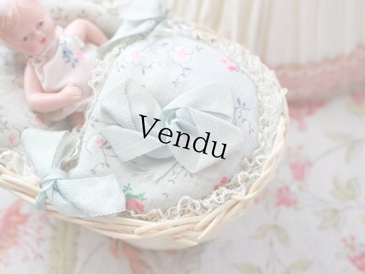 画像3: セルロイドベビー パニエベッドセット /Germany (3)