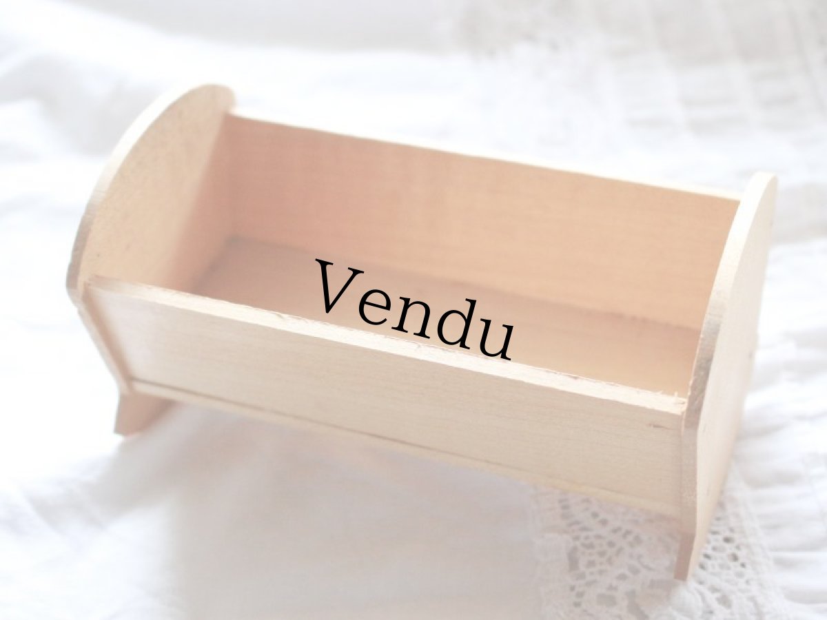 画像9: Nancy Ann Storybook Baby K&H Bisque Doll/Wood Cradle/Original Box/RARE Pamphlet /A (9)