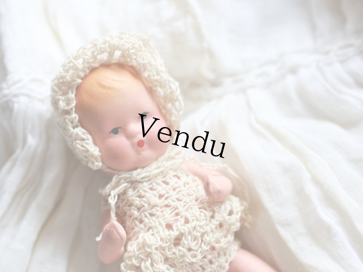 画像3: Nancy Ann Storybook Baby K&H Bisque Doll/Wood Cradle/Original Box/RARE Pamphlet /A (3)