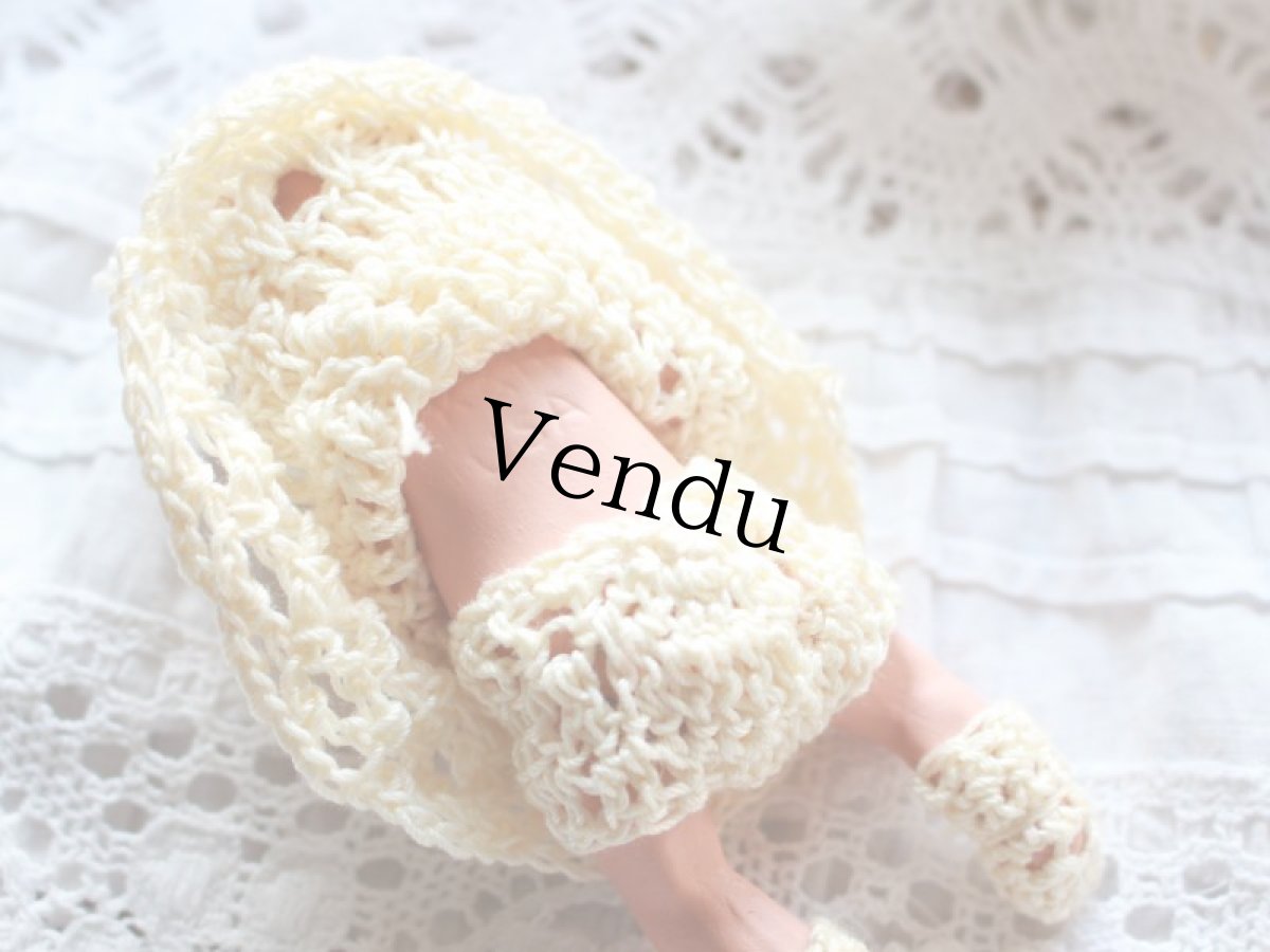 画像4: Nancy Ann Storybook Baby K&H Bisque Doll/Wood Cradle/Original Box/RARE Pamphlet /B (4)