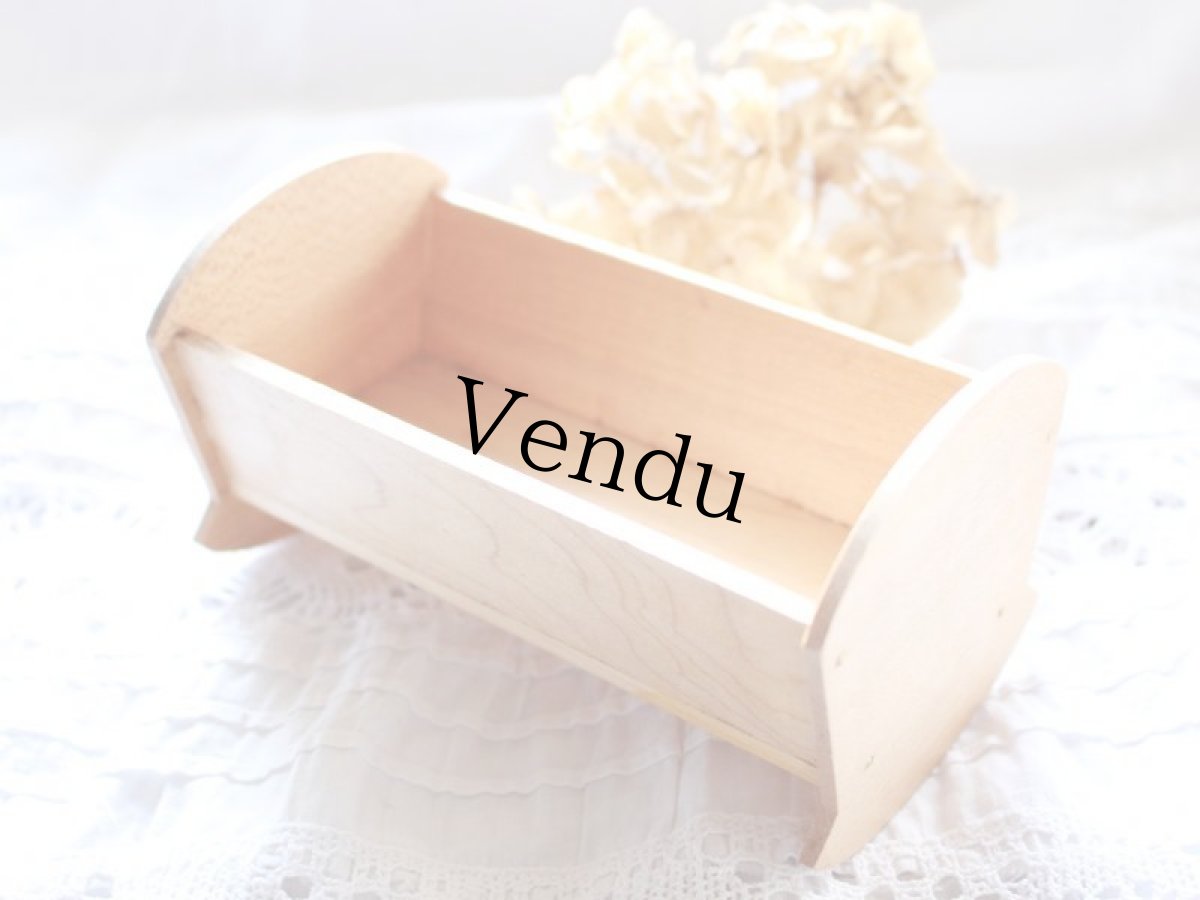 画像8: Nancy Ann Storybook Baby K&H Bisque Doll/Wood Cradle/Original Box/RARE Pamphlet /B (8)