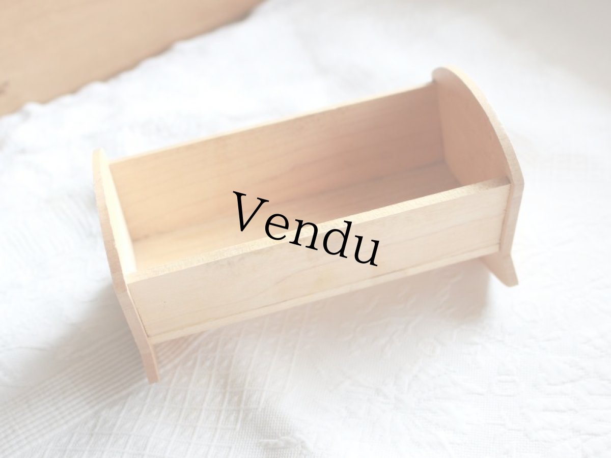 画像5: Nancy Ann Storybook Baby K&H Bisque Doll/Wood Cradle/Original Box/RARE Pamphlet /E (5)