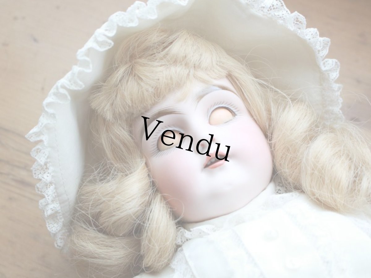 画像7: Kestner Kid body /Blue Sleep Eye / 17in/Germany (7)