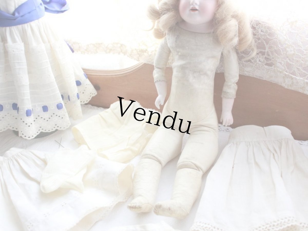 画像18: Kestner Kid body /Blue Sleep Eye / 17in/Germany (18)