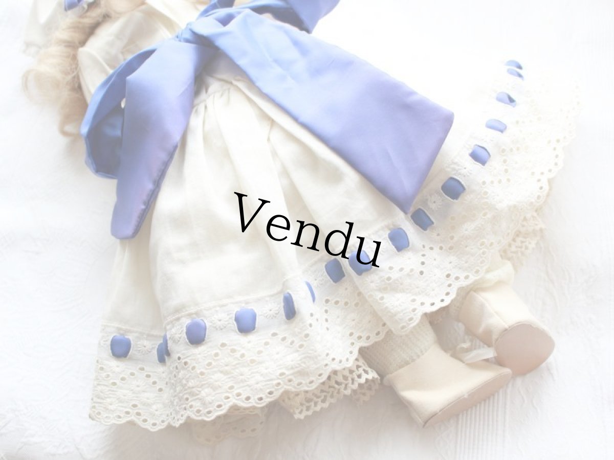 画像12: Kestner Kid body /Blue Sleep Eye / 17in/Germany (12)