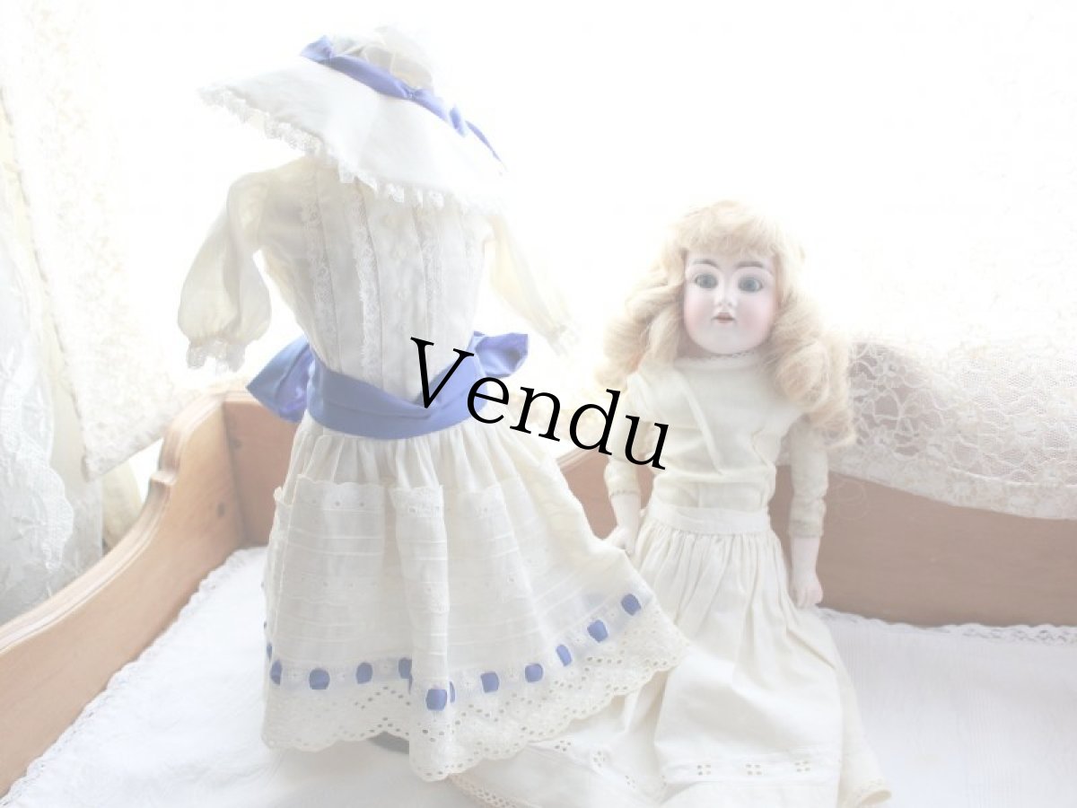 画像14: Kestner Kid body /Blue Sleep Eye / 17in/Germany (14)