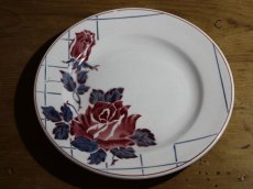 画像9: Digoin Sarreguemines 20cm plate / French/ディゴアン サルグミンヌ (9)