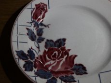 画像11: Digoin Sarreguemines 20cm plate / French/ディゴアン サルグミンヌ (11)