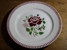 画像1: SALE++KG LUNEVILLE 22.5cm plate  / French/リュネヴィル (1)