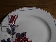 画像12: Digoin Sarreguemines 20cm plate / French/ディゴアン サルグミンヌ (12)