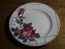 画像1: Digoin Sarreguemines 20cm plate / French/ディゴアン サルグミンヌ (1)