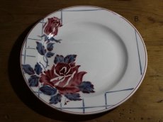 画像5: Digoin Sarreguemines 20cm plate / French/ディゴアン サルグミンヌ (5)