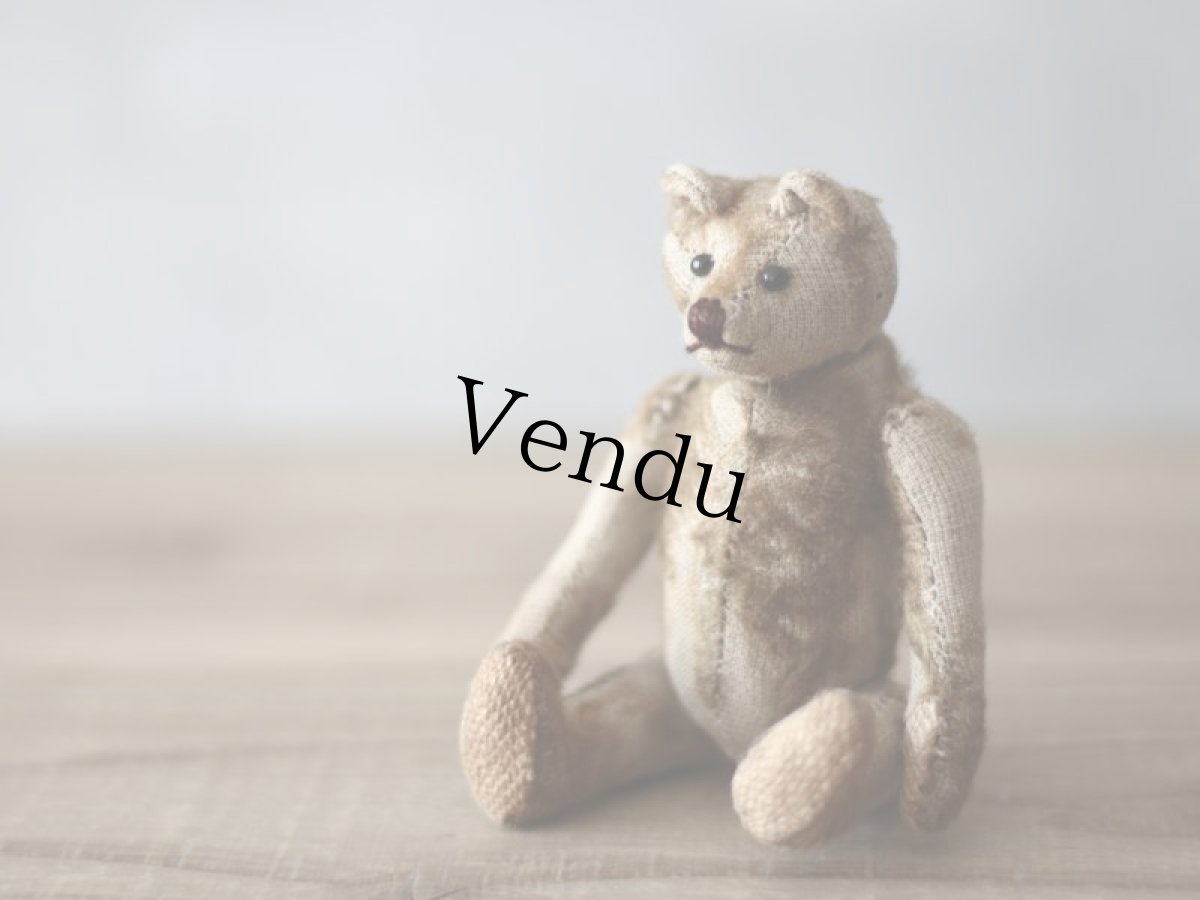 画像1: Vintage French Bear Beige S (1)