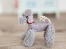 画像1: Steiff Miniature Poodle Gray/Germany (1)