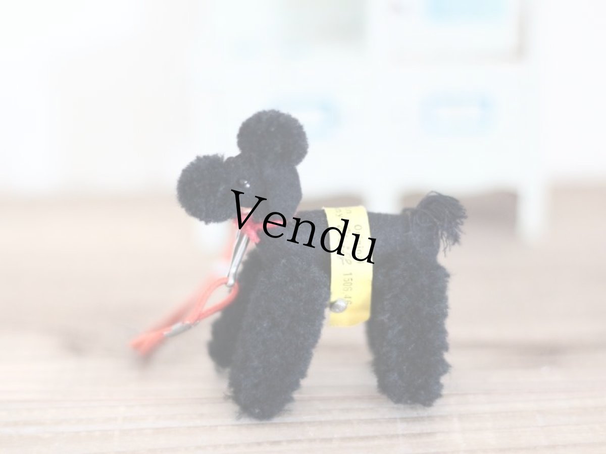 画像1: Steiff Miniature Poodle Black/Germany (1)