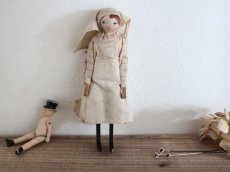 画像1: Nurse Wooden Peg Doll/Pomona Toy (1)