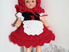 画像3: Vintage LISSI DOLL 5.5in/Little Red Riding Hood (3)