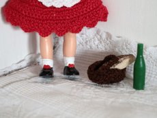 画像4: Vintage LISSI DOLL 5.5in/Little Red Riding Hood (4)