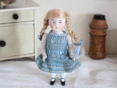 画像1: Kestner Bisque Doll 5in/Germany (1)