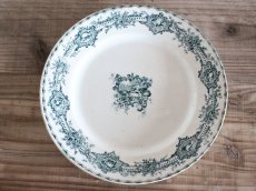 画像1: SALE++Creil Et Montereau WATTEAU プレート 23cm/France/クレイユ エ モントロー (1)