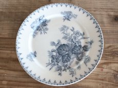 画像1: Sarreguemines FLORE プレート 23.5cm/France/サルグミンヌ (1)