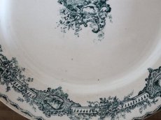 画像3: SALE++Creil Et Montereau WATTEAU プレート 23cm/France/クレイユ エ モントロー (3)