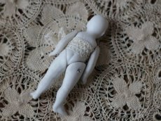 画像4: White Bisque Doll 3.5in/Germany (4)