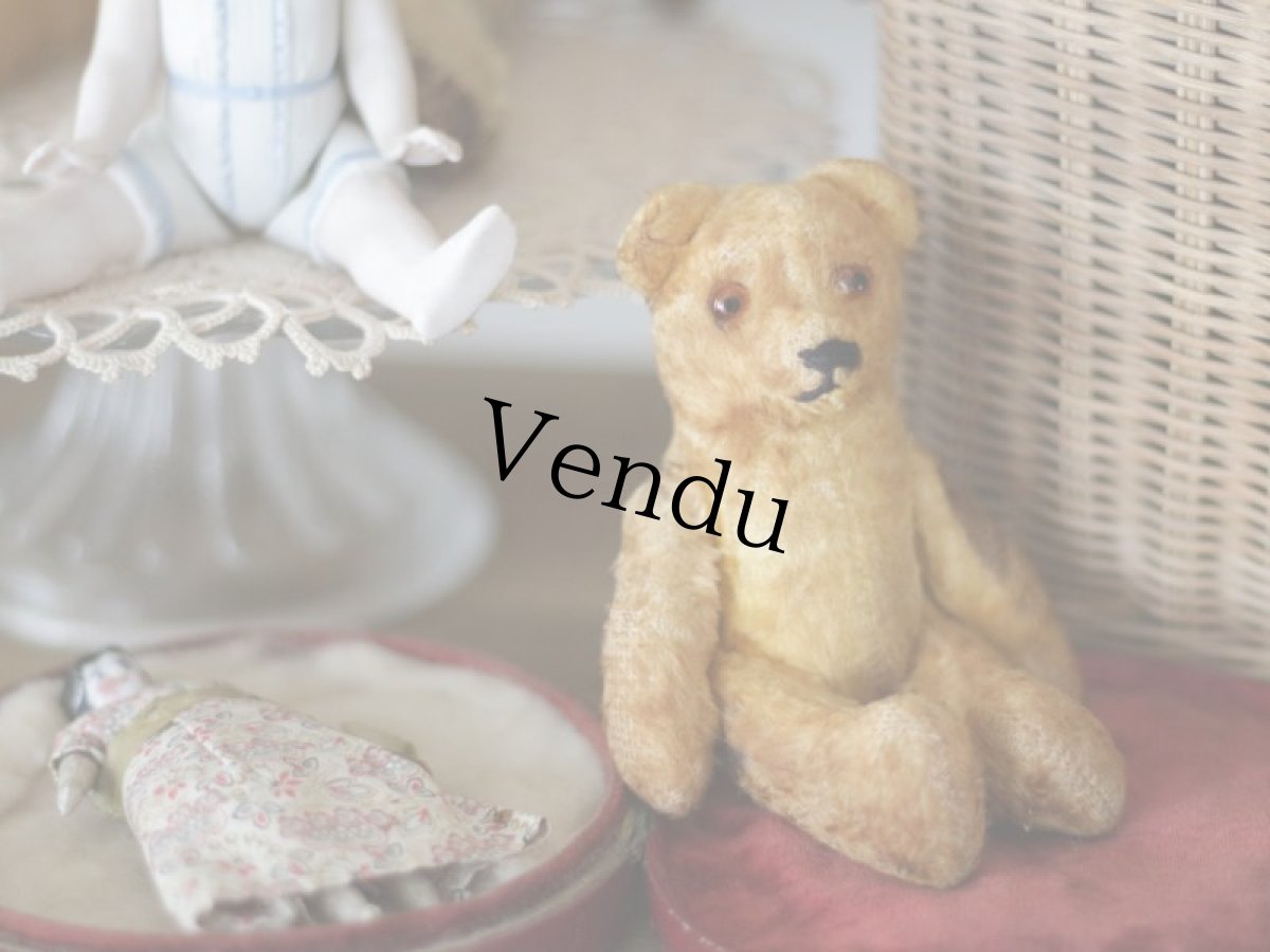 画像1: Antique Mini Bear 5.5in/フランス蚤の市 (1)