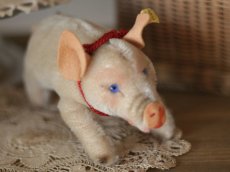 画像8: Antique Steiff Jolanthe Pig/ヨーロッパ蚤の市 (8)