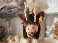 画像2: RARE!! RARE!! RARE!! Antique Steiff Moosy moose ヘラジカ/ 蚤の市 (2)